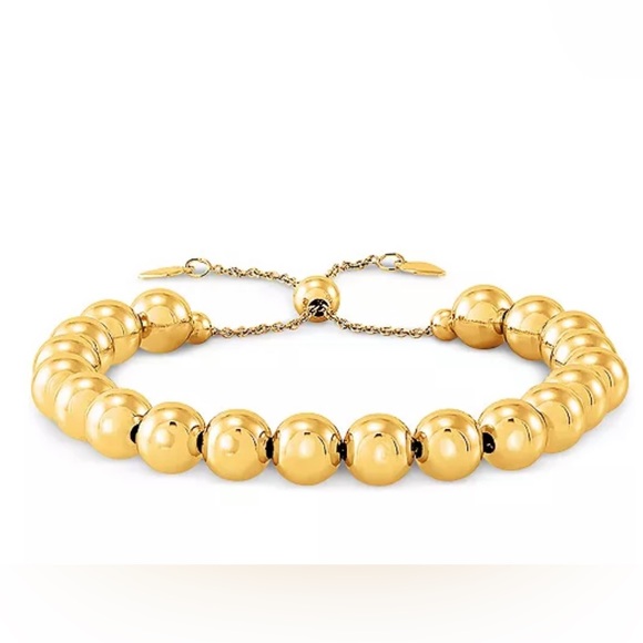 Giani Bernini Jewelry - ❤️Beaded Bolo Bracelet in 18k Gold Over Silver